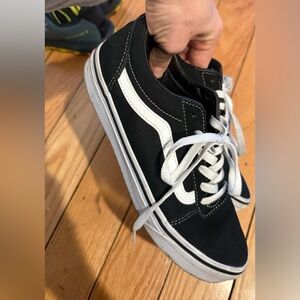 Vans Old Skool Black White Size 8 Women
